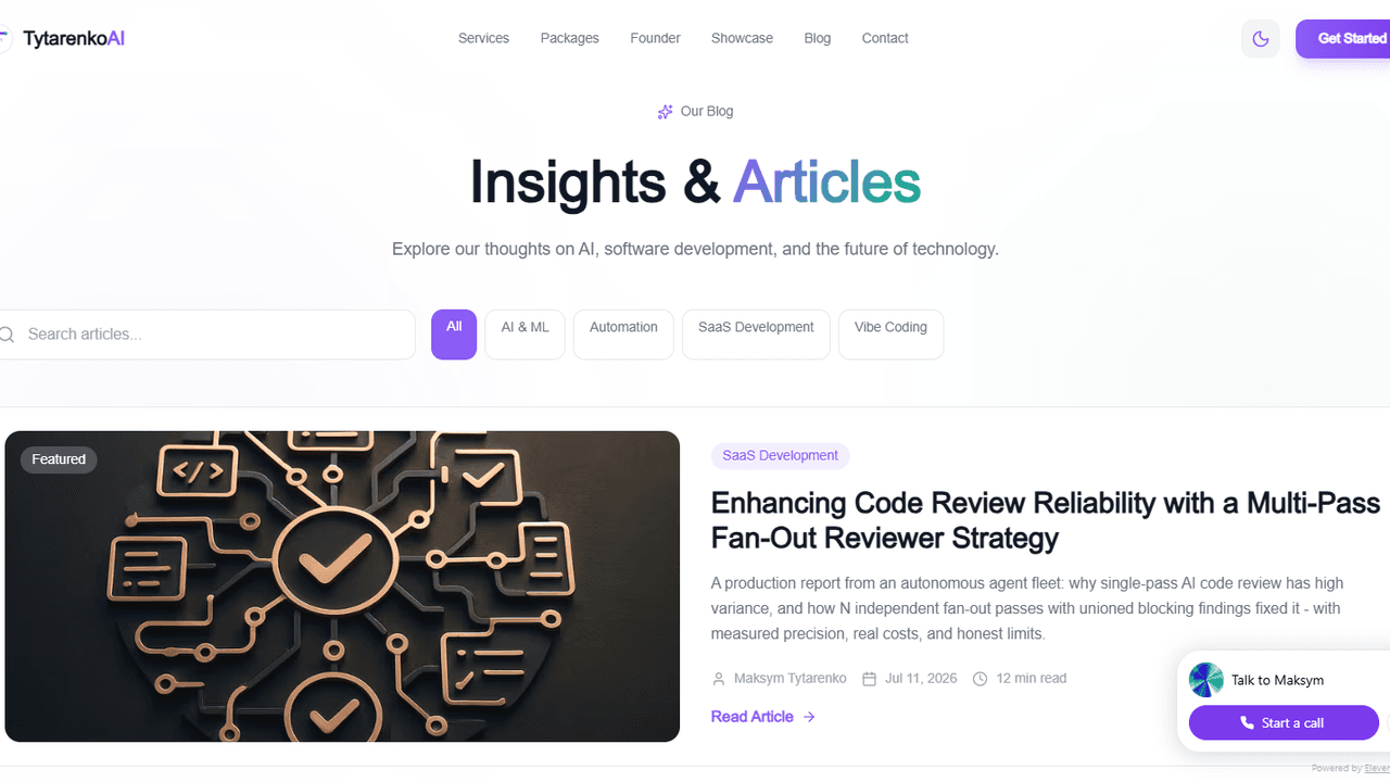 Content engine — Reels, articles and posts written, rendered and published to eight channels by agents, with a Telegram button as the only human step.